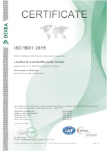 ISO 9001 Zertifikat